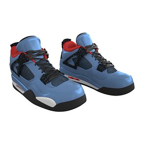 3D air jordan 4 model