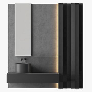 3D MODERN - Gray Bathroom