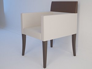 chair selva sedia braccioli 3d max