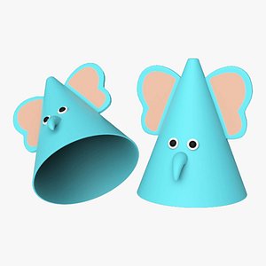 Funny Animal Elephant Birthday Hats for Childrens