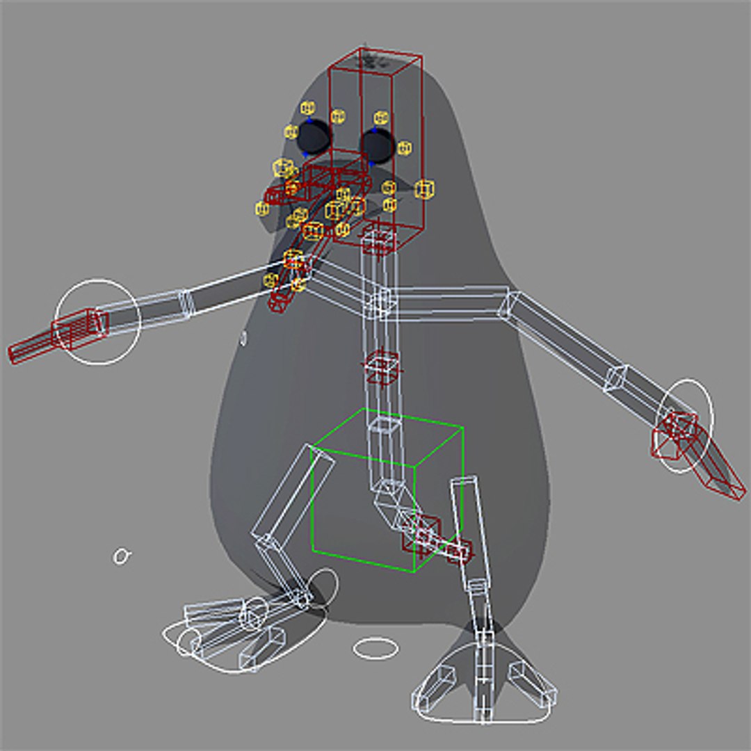 3ds Max Cartoon-style Penguin Character
