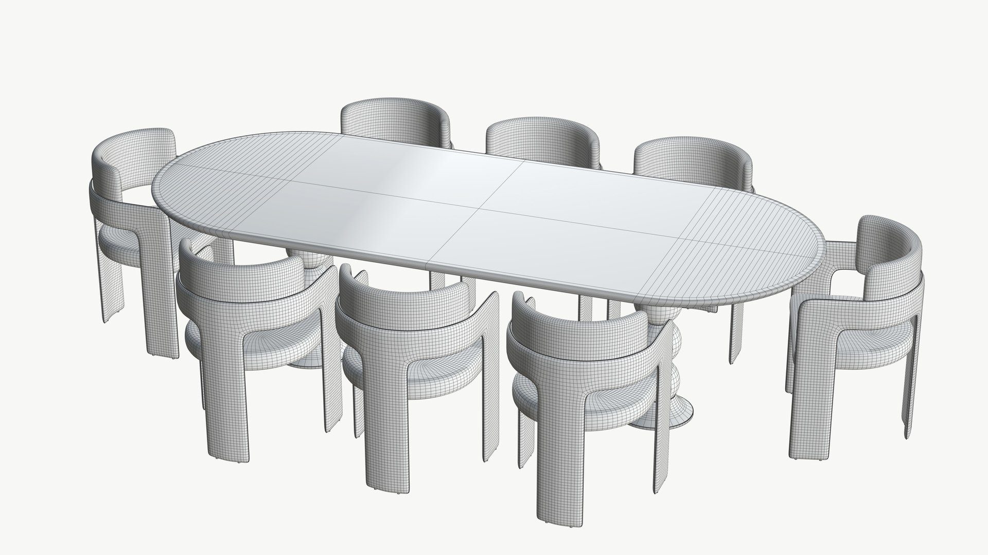 Dining Table Modern Luxury 3D Model - TurboSquid 2014906