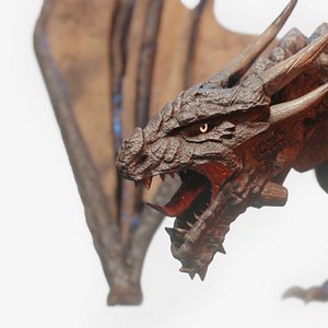 Dragon Wyvern Rigged 3D