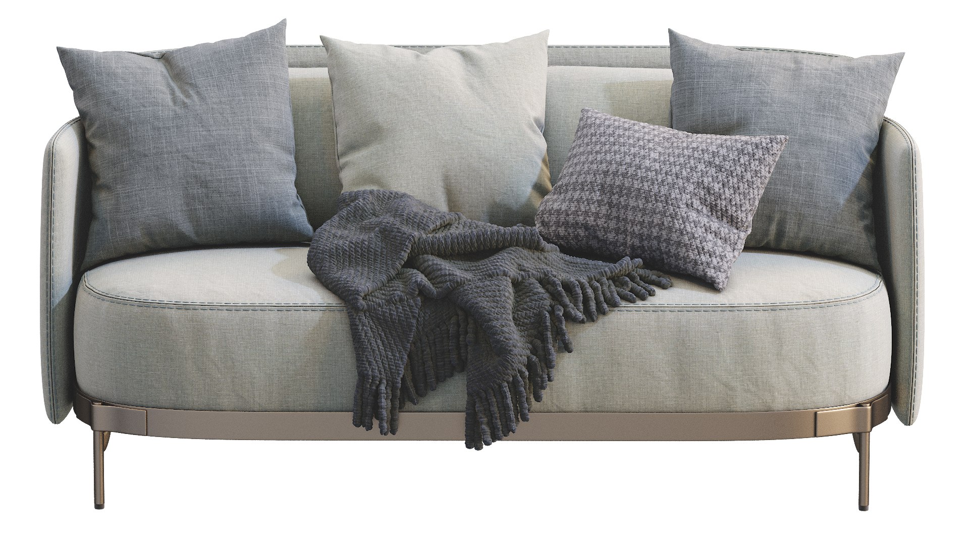 3D Minotti Tape Sofa - TurboSquid 1750241