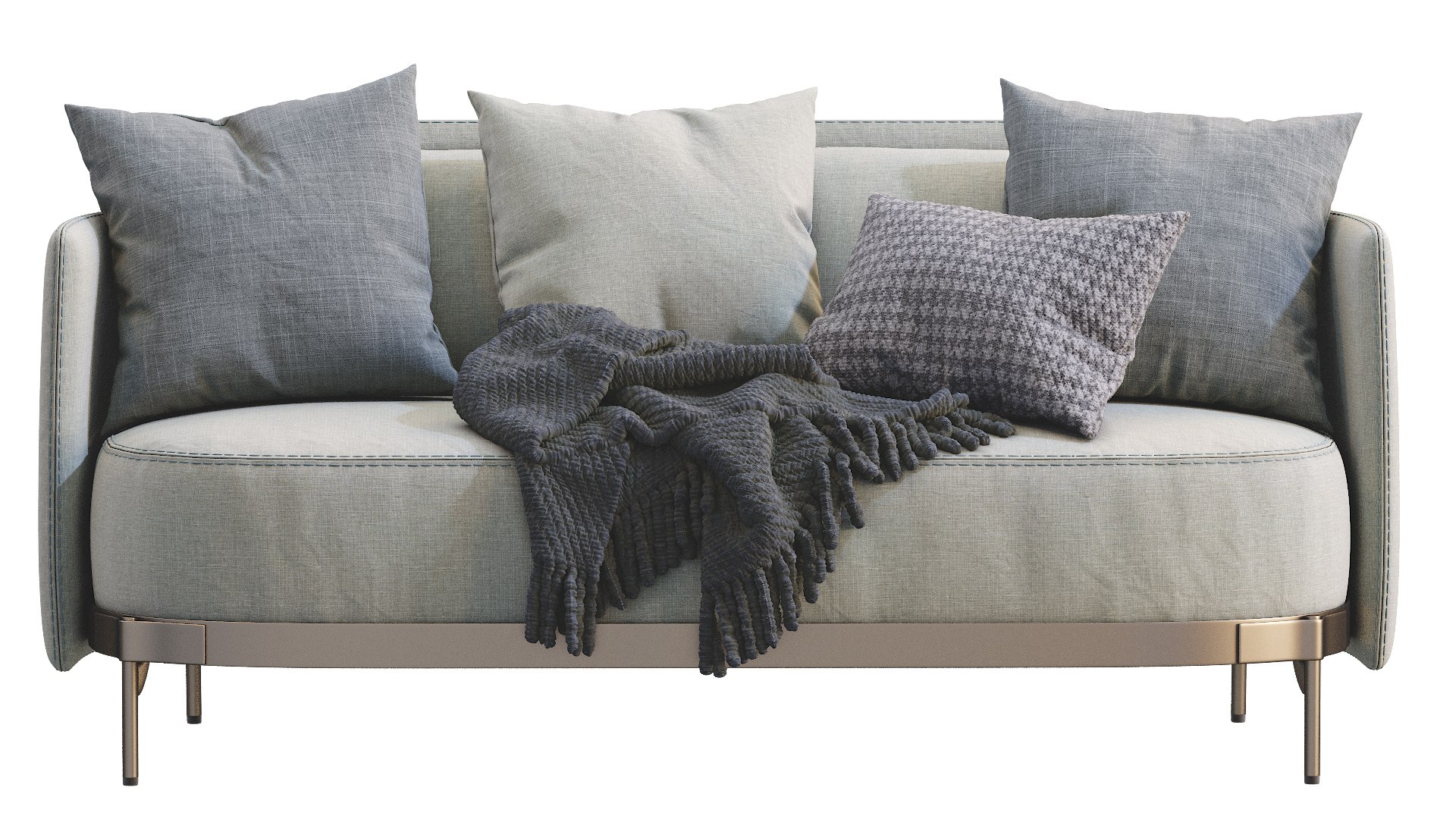 3D Minotti Tape Sofa - TurboSquid 1750241