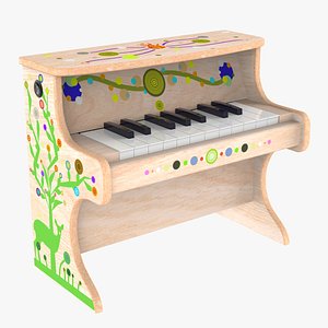 small electronic piano kids 3D