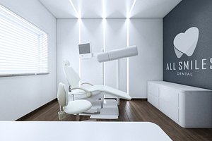 Dental clinic rooms 3D model