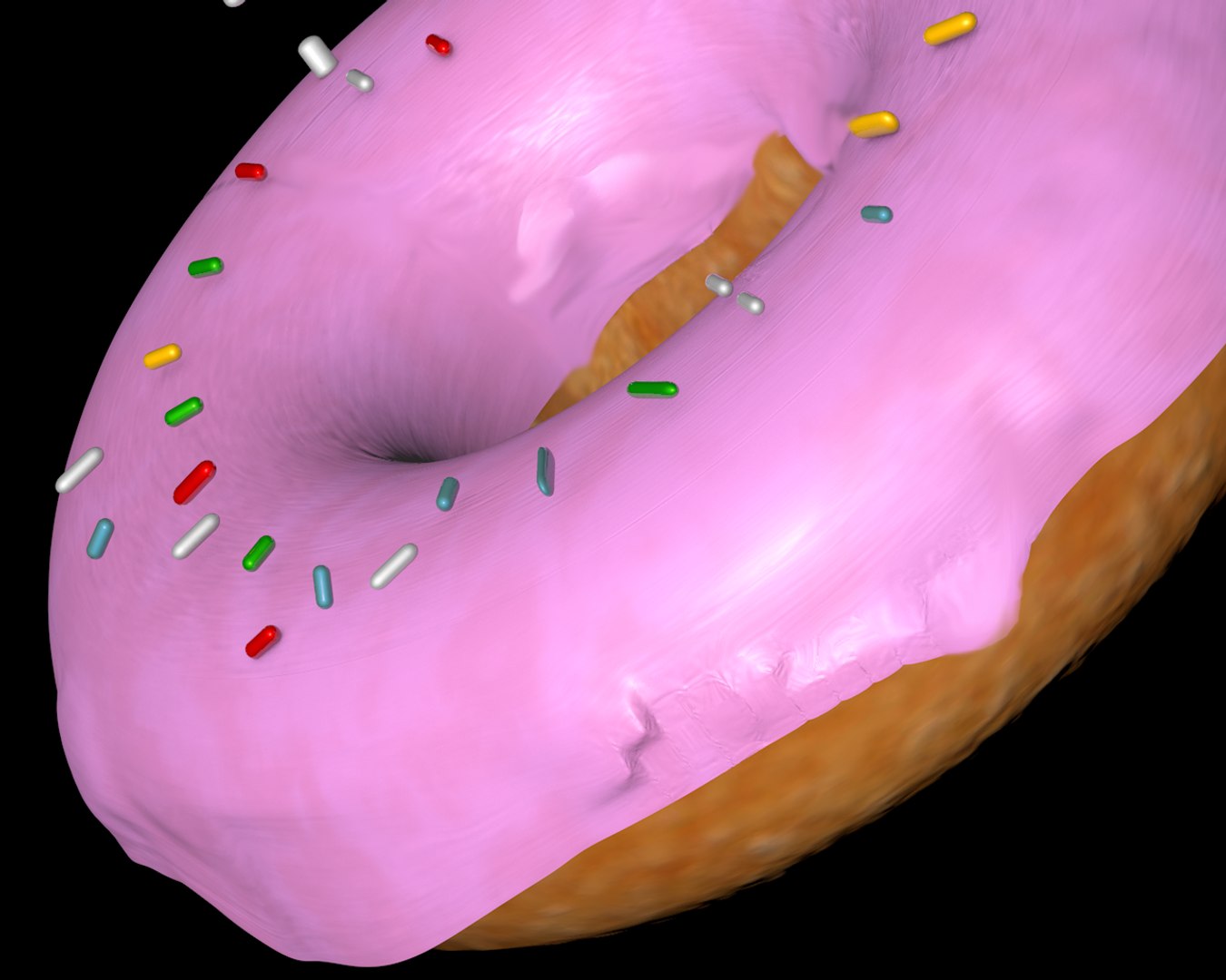 3d c4d doughnut