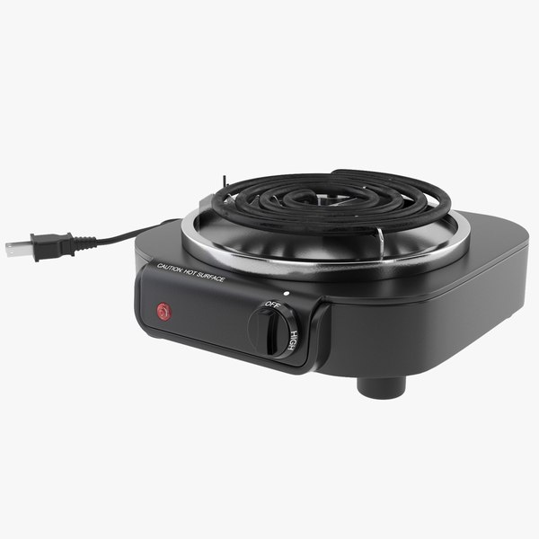 electric burner 3D