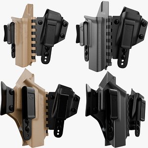 TREX Sidecar Holster with Mag Caddy High Poly PBR model