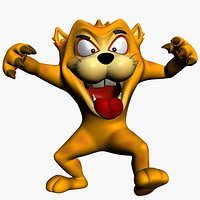 Cartoon Beast Rigged