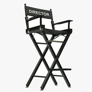 Black Tall Director Chair