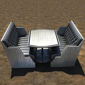 Modern banquette With Table