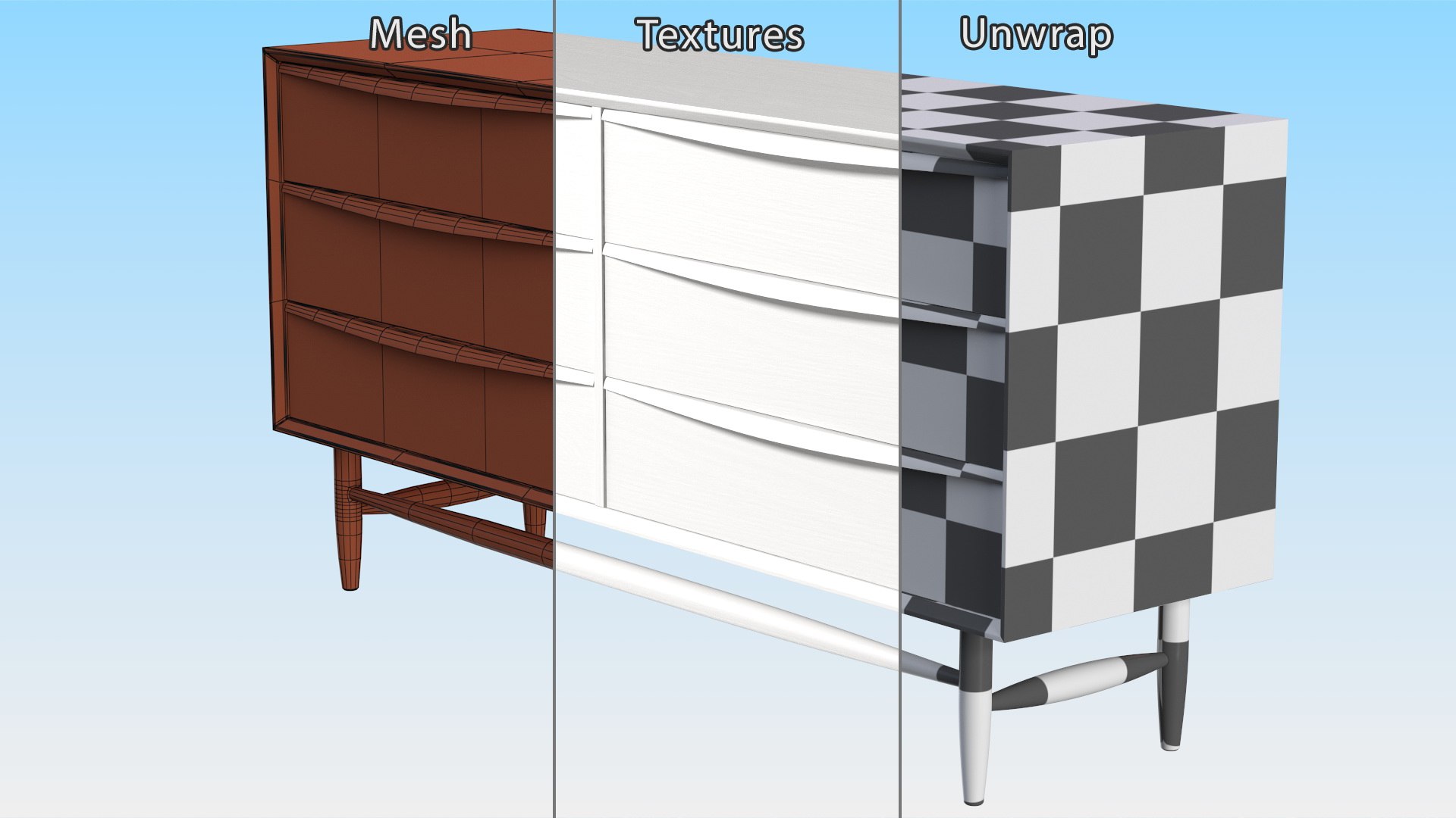 Mid Century Modern Dresser White 3D model https://p.turbosquid.com/ts-thumb/aF/GWPN8j/1x/midcenturymoderndresserwhite3dmodel014/jpg/1708025264/1920x1080/fit_q87/1275f1d93d6058d1d8844dff75e50d591c20e06f/midcenturymoderndresserwhite3dmodel014.jpg