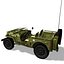 army willys jeep 3d model