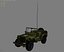 army willys jeep 3d model