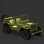 army willys jeep 3d model
