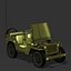 army willys jeep 3d model