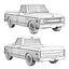 3D model Chevrolet C10 1969