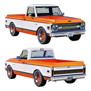 3D model Chevrolet C10 1969
