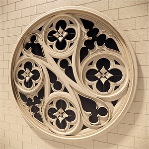3D Rose Window