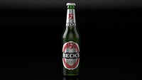 Becks beer bottle