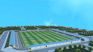 3D small random stadium