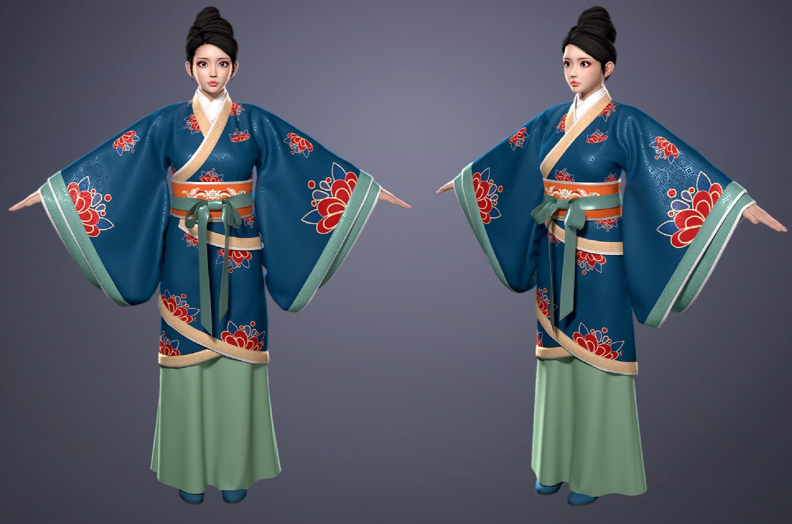 Beautiful girl in ancient China 3D https://p.turbosquid.com/ts-thumb/aF/RvhHfP/8s/f0000/jpeg/1710244938/1920x1080/fit_q87/fb16de5112edd47460b5cddda352cf840e4fc2fb/f0000.jpg