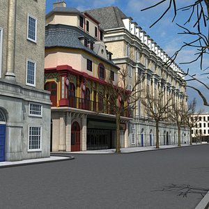 theater street scene 1 3D