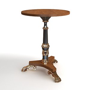 baroque table 3d max