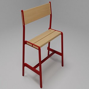 3D model IKEA-CHILDRENSBENCHYPPERLIG-BEECH
