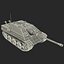 jagdpanther germany wwii tank destroyer 3d model