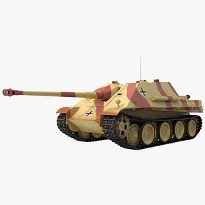 jagdpanther germany wwii tank destroyer 3d model
