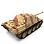 jagdpanther germany wwii tank destroyer 3d model