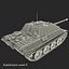 jagdpanther germany wwii tank destroyer 3d model