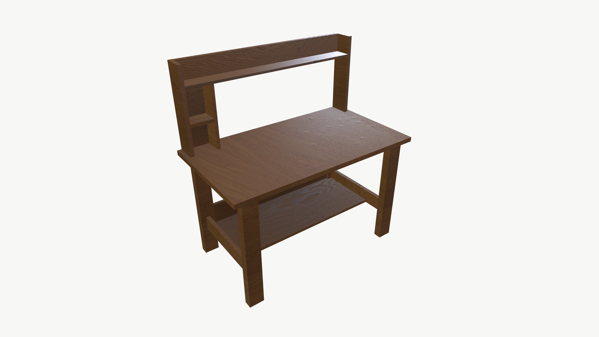 3D Study Table - TurboSquid 2544025