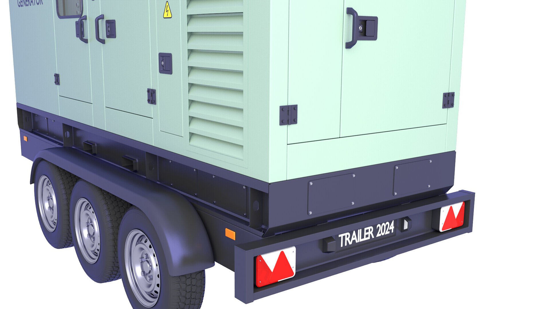 Diesel Generator Trailer 3D Model 50 3D Model - TurboSquid 2257481