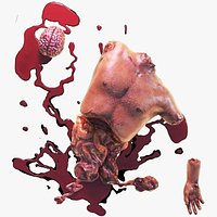 Torn Off Human Body Parts