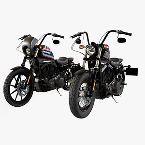 Harley Davidson Forty-Eight and Sportster Iron 1200 3D