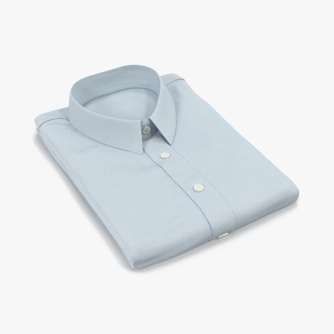 Folded Shirt 2 3D model preview