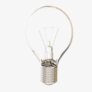 3D light bulb model