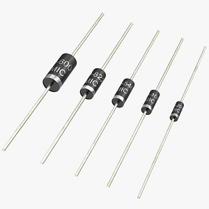 3D axial rectifier diodes set