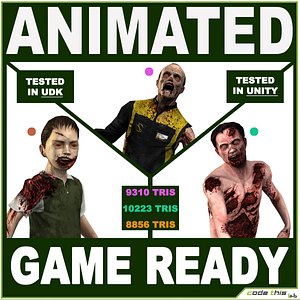 animations 3d model