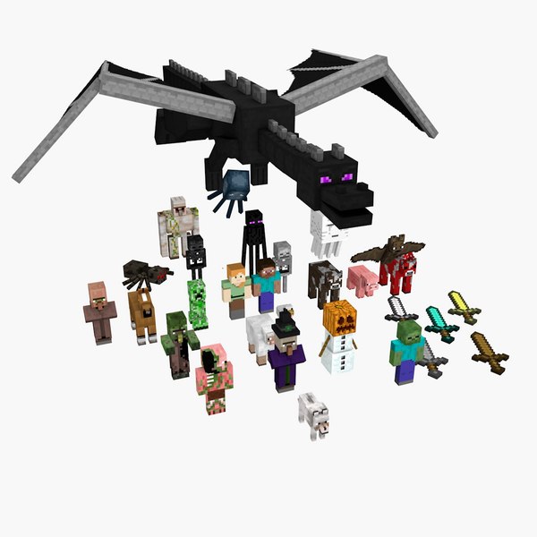 Minecraft Collection 27 in 1 3D