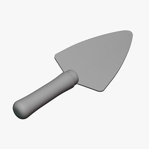 Hand Garden Shovel - Geometry Only No Textures No Materials 3D