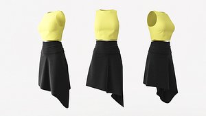 3D model female clothing 04