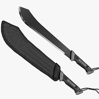 Hiking Machete - Middle - Low - Poly