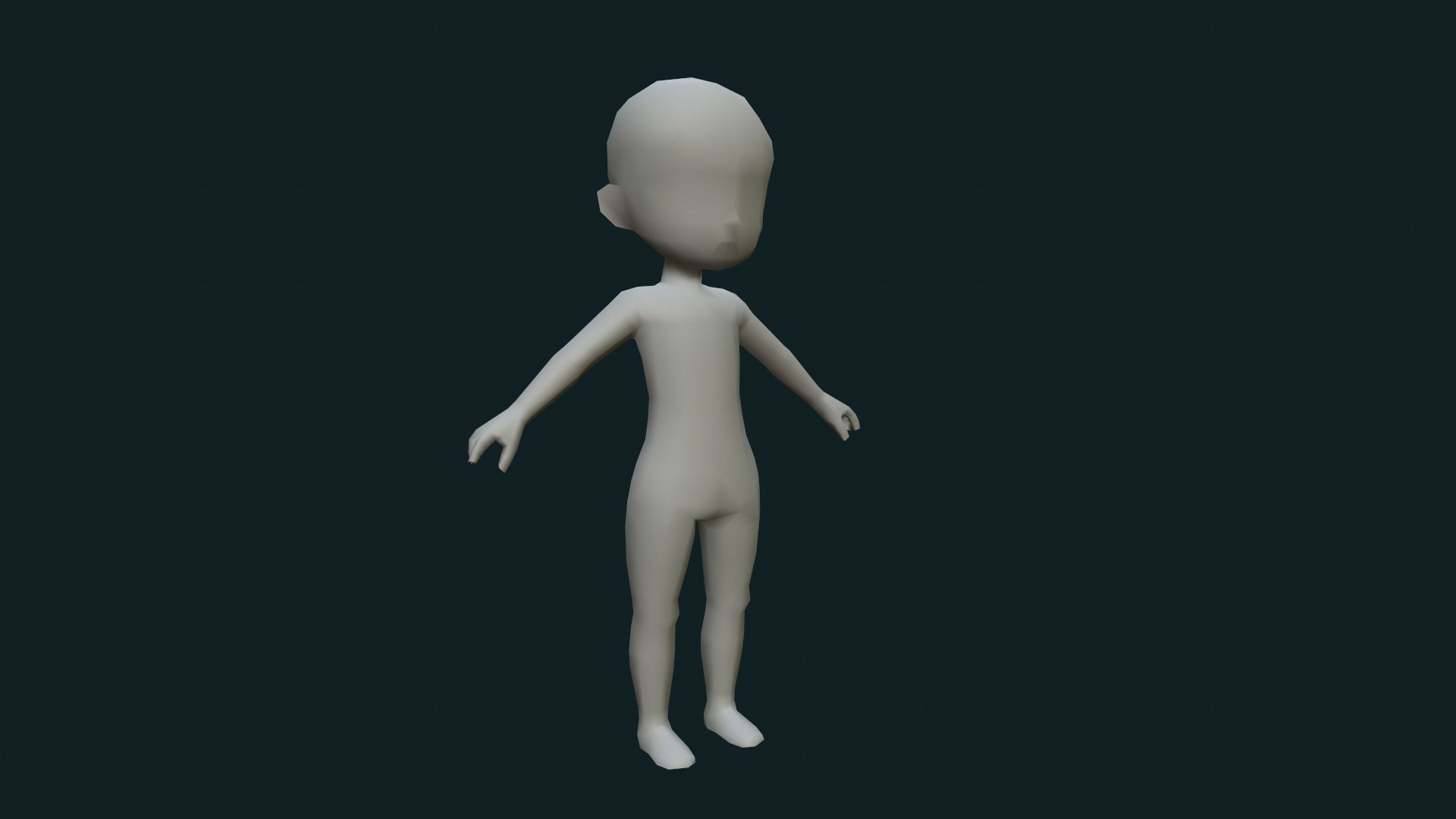 3D Basemesh Lowpoly Male model - TurboSquid 2064355