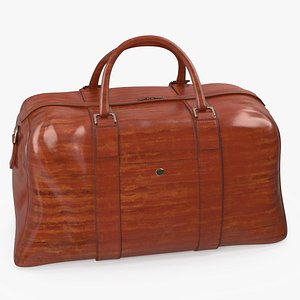 Leather Travel Bag Brown