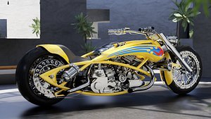 Chopper Motorcycle